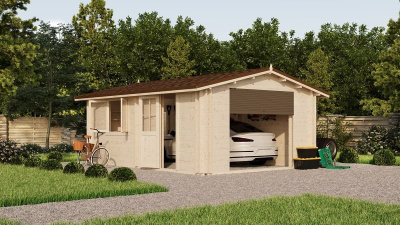 Гараж 20 Комфорт брус 44 мм