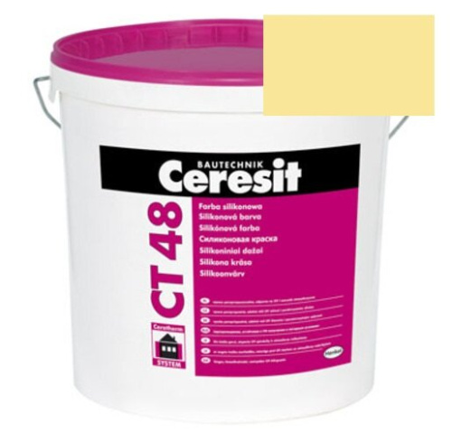 Краска силиконовая фасадная Ceresit CT 48 15 л Dakota 1