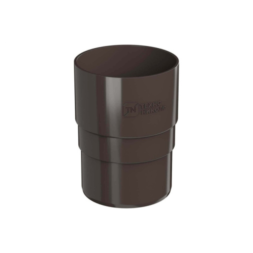 Муфта трубы ТЕХНОНИКОЛЬ 125/82, темно-коричневый