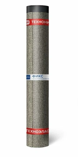 Материал кровельный Техноэласт Фикс ЭПМ-4, нижний слой, полиэфир, 10 м²