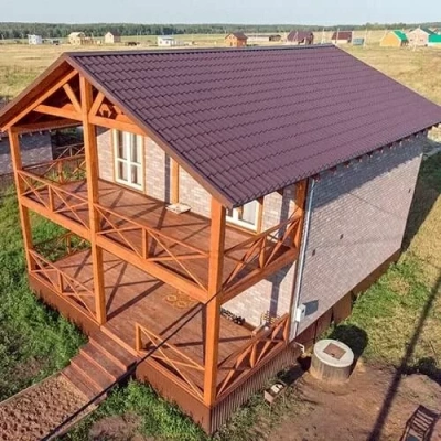 Фасадная плитка ТЕХНОНИКОЛЬ Hauberk Мраморный Кирпич