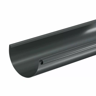 Желоб водосточный Aquasystem Комфорт 125/90, 3 м, RAL 7024