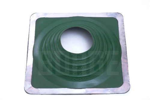 Проходка кровельная Borge №9, D=254-502 мм, зеленая