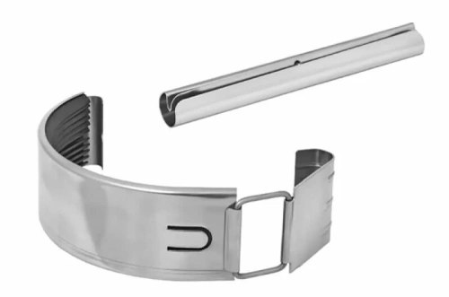 Соединитель желоба с резиновым уплотнителем и элементом жесткости Aquasystem 90/125 Zn