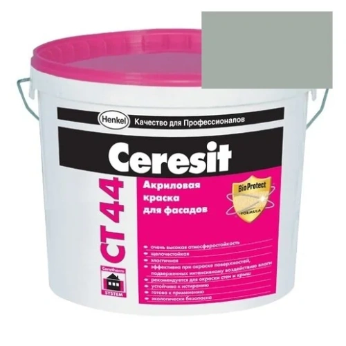 Краска акриловая фасадная Ceresit CT 44 15 л Toskana 6