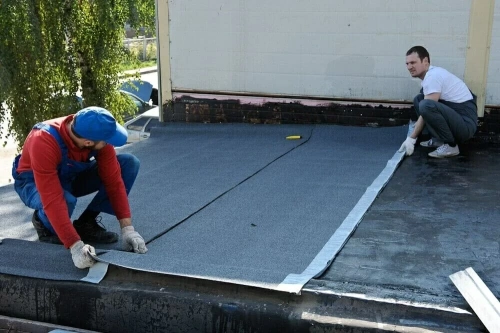 Рулонная гидроизоляция плоской кровли ТЕХНОНИКОЛЬ Master