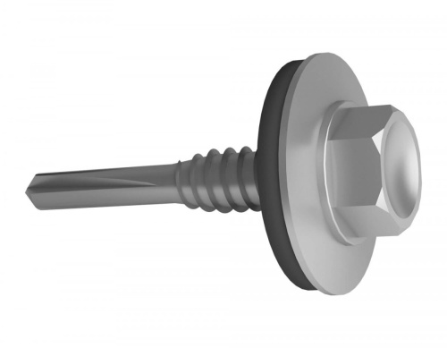 Саморез сверлоконечный с пресс-шайбой EPDM 5,5х32, 1000 шт