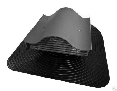 Кровельный вентиль Vilpe huopa/helmi-KTV, серый