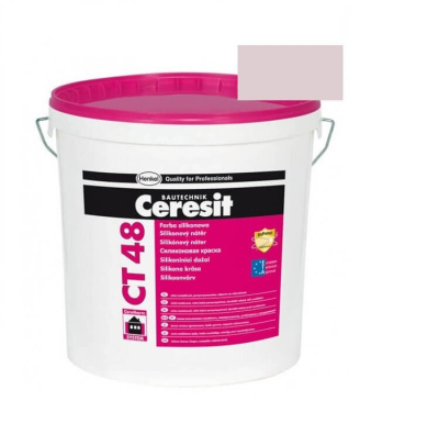 Краска фасадная силиконовая CERESIT CT 48 колерованная Tenerife 4 15 л