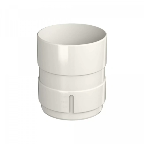 Муфта трубы ТЕХНОНИКОЛЬ Оптима 120/80, белый