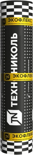 Материал кровельный Экофлекс ХПП-3.63, нижний слой, стеклохолст, 10 м²