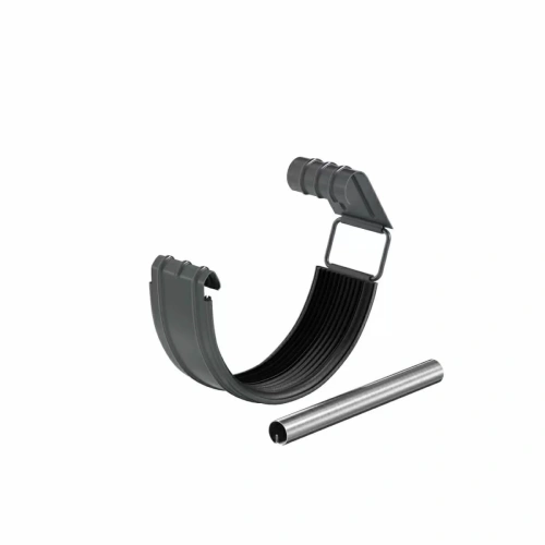 Соединитель желоба Aquasystem Комфорт 125/90, с резиновым уплотнителем и элементом жестокости, RAL 7024