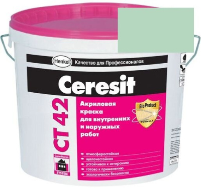 Краска акриловая фасадная Ceresit CT 42 15 л Montana 3
