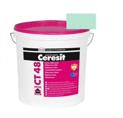 Краска фасадная силиконовая CERESIT CT 48 колерованная Oregon 3 15 л
