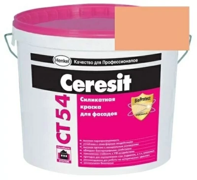 Краска силикатная фасадная Церезит CT 54 15 л Dakota 6
