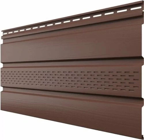 Софит ТЕХНОНИКОЛЬ частично перфорированный Каштан 3 м