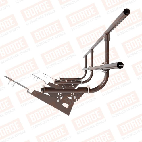 Ограждение кровельное BORGE Эконом Тип-3 H-60 600х3000 RAL 8017