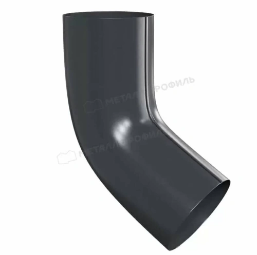 Колено сливное Металл Профиль Foramina круглого сечения D=100 ПЛД-02 0,6 RAL 7024