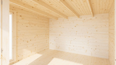 Садовый дом 10 куб Стандарт брус 44 мм