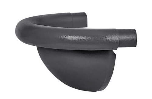 Заглушка желоба полукруглая Aquasystem 90/125 RR 23