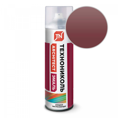 Эмаль аэрозольная ТЕХНОНИКОЛЬ красное вино 3005