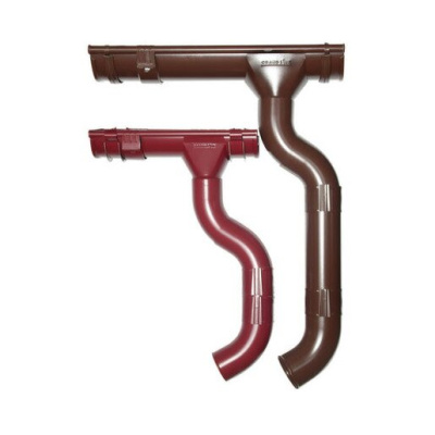 Хомут трубы Grand Line 125/90, RAL 3005