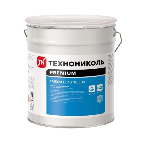 TAIKOR Elastic 300. Однокомпонентная полиуретановая композиция для гидроизоляции (серый) (24 кг)