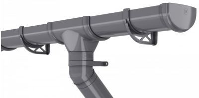 Кронштейн желоба ТЕХНОНИКОЛЬ Оптима 120/80, серый