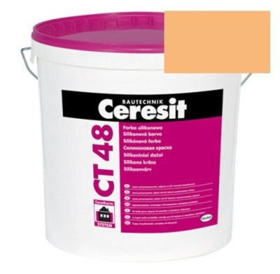 Краска силиконовая фасадная Ceresit CT 48 15 л Dakota 5
