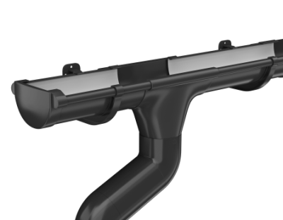 Колено трубы ТЕХНОНИКОЛЬ МАКСИ 152/100, 67°, антрацит