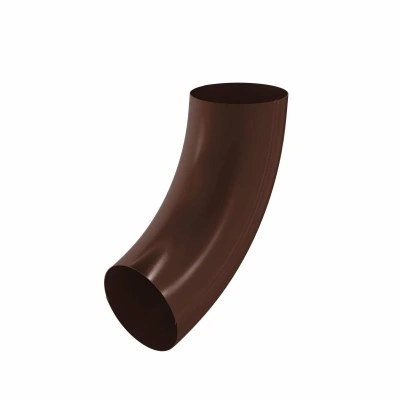 Колено трубы универсальное Aquasystem Комфорт 125/90, 72°, PE-Double, RAL 8017