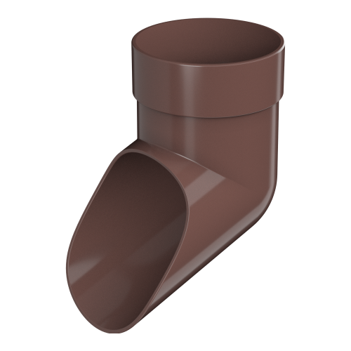 Слив трубы ТЕХНОНИКОЛЬ Оптима 120/80, коричневый