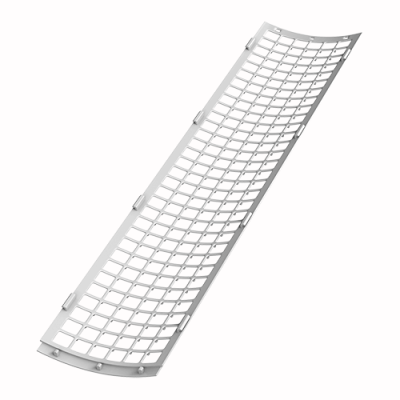 Решетка желоба ТЕХНОНИКОЛЬ ПВХ 125/82, 0,6 м, белый