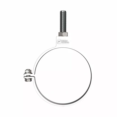 Хомут трубы универсальный ТЕХНОНИКОЛЬ 125/82, L=180 мм, белый