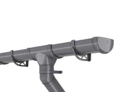 Заглушка желоба ТЕХНОНИКОЛЬ Оптима 120/80, серый