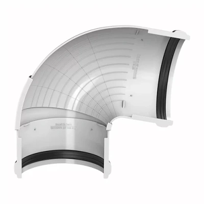 Угол желоба регулируемый ТЕХНОНИКОЛЬ 125/82, 90°-150°, белый