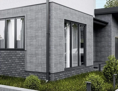 Фасадная плитка ТЕХНОНИКОЛЬ HAUBERK Цокольный кирпич Альпийский