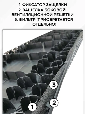 Аэратор коньковый Döcke PIE, 1 п.м.