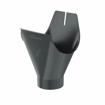 Воронка желоба Aquasystem Комфорт 125/90, RAL 7024