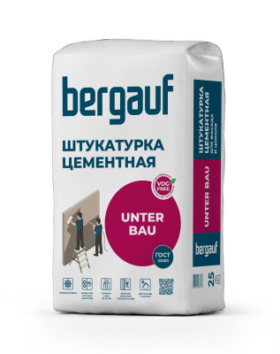 Штукатурка цементная Bergauf Unter Bau 25 кг