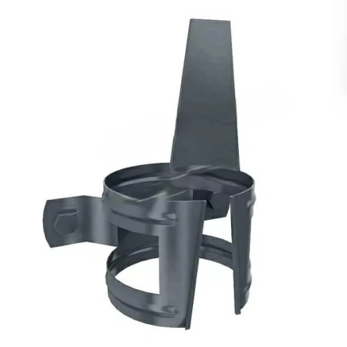 Держатель трубы Металл Профиль 125/90, PE-Double, RAL 7024