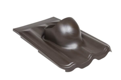 Проходной элемент для металлочерепицы Vilpe Muotokate XL, RR 32, коричневый