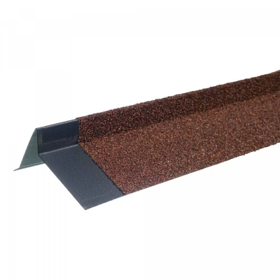 Планка торцевая ТЕХНОНИКОЛЬ с гранулятом, терракотовый