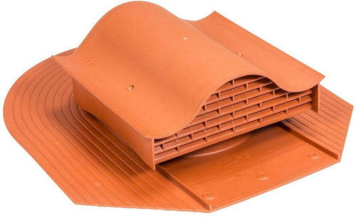 Аэратор кровельный Vilpe Huopa KTV, RAL 8004, кирпичный