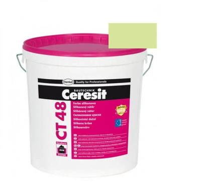Краска фасадная силиконовая CERESIT CT 48 колерованная Borneo 3 15 л