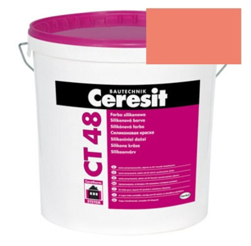 Краска силиконовая фасадная Ceresit CT 48 15 л Indiana 5
