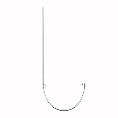 Кронштейн желоба металлический для ПВХ ТЕХНОНИКОЛЬ 125/82, белый