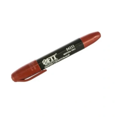 Маркер строительный FIT IT 04333 красный