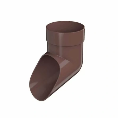 Слив трубы ТЕХНОНИКОЛЬ Оптима ПВХ 120/80, коричневый