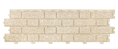 Фасадная панель ТЕХНОНИКОЛЬ Формлайт Кирпич, Песочный